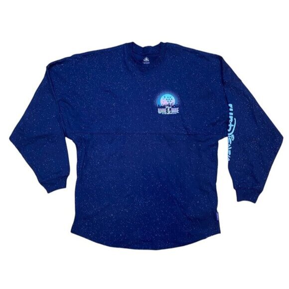 Disney‎ Spirit Jersey Wine & Dine Half Marathon 2022 Long Sleeve XS Navy  NWOT - Picture 1 of 9